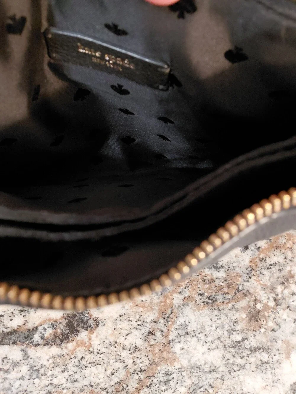kate spade Black Leather Crossbody Purse **Read**